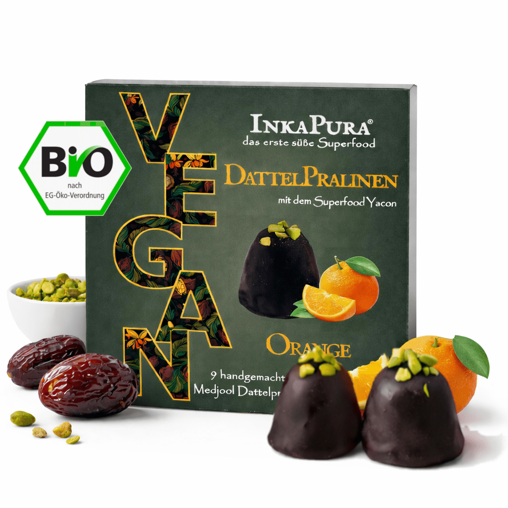 Bio Dattelpralinen Orange - InkaPura