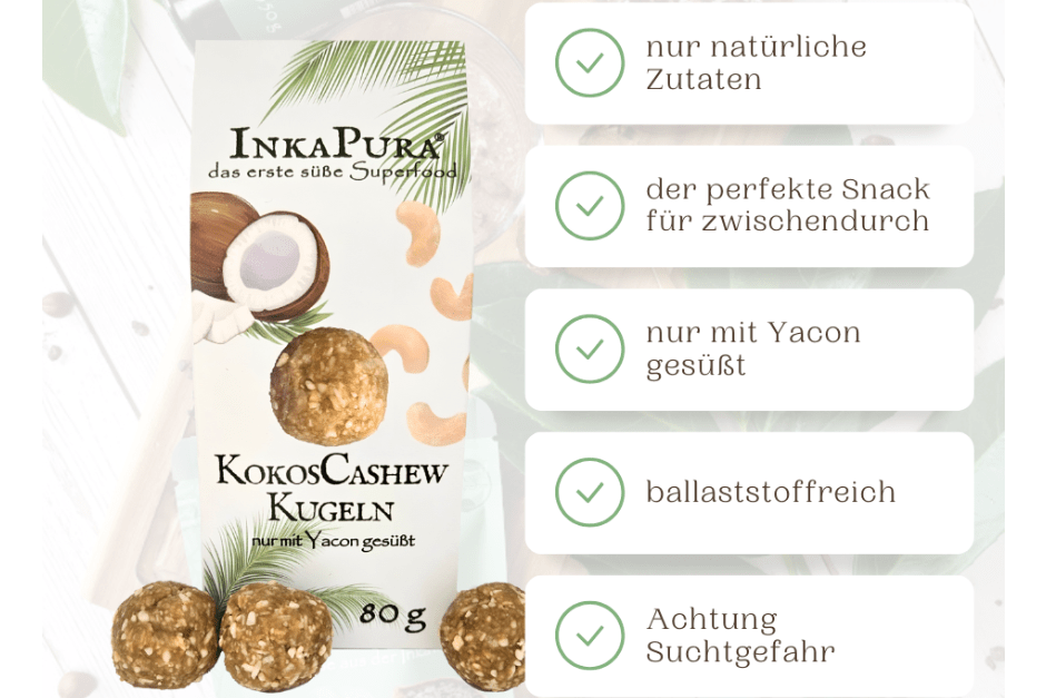 Bio KokosCashew Kugeln - InkaPura