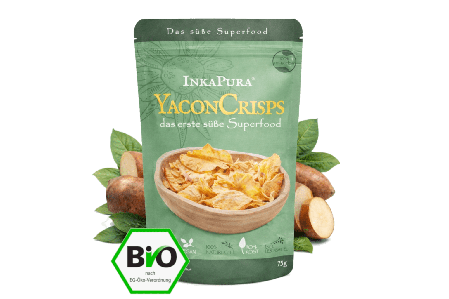 Bio YaconCrisps - Rohkostqualität - InkaPura