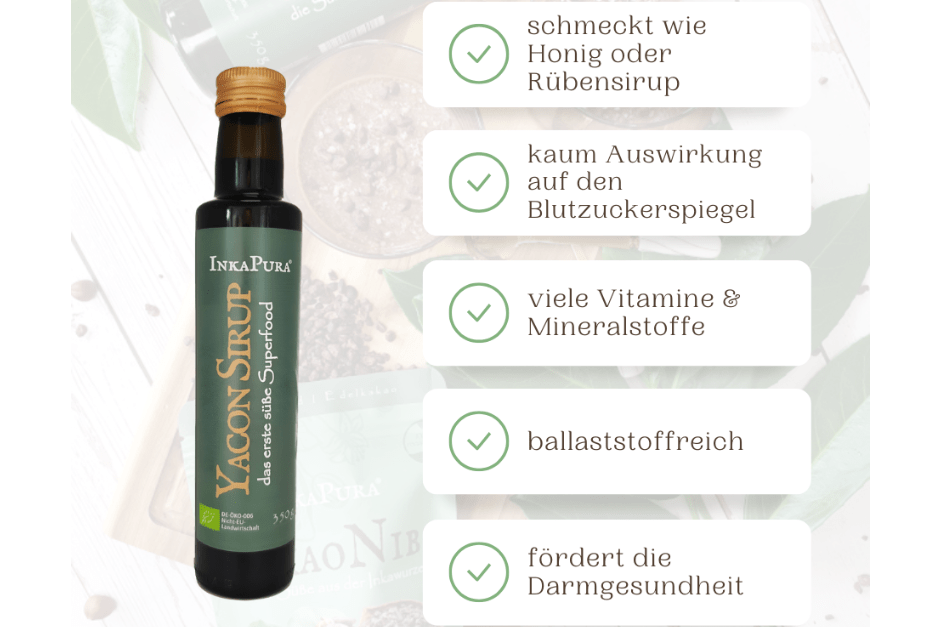 Bio YaconSirup - Rohkostqualität - InkaPura